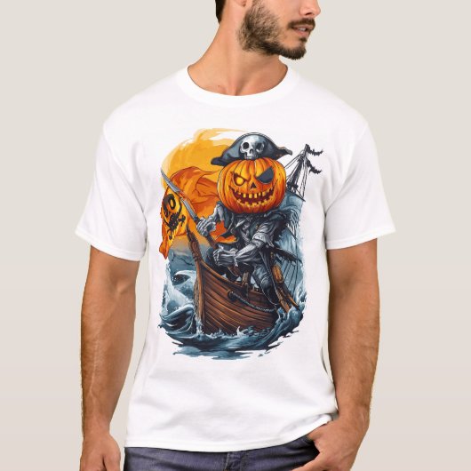 カボチャ海賊アドベンチャー Tシャツ (正面)