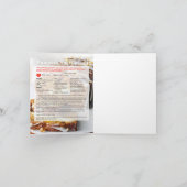 カボチャ渦巻のパン カード (内部)