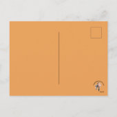 カボチャ満載のワゴンに感謝の気持ち シーズンポストカード (裏面)