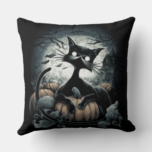 カボチャ狩りの夜 クッション (裏面)