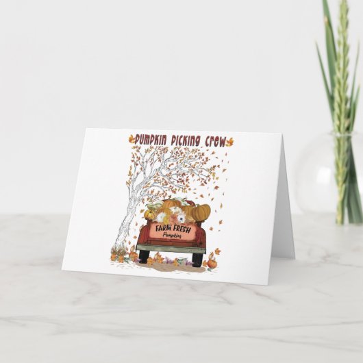 カボチャ狩りクルー カード (正面)