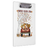 カボチャ狩りクルー クリップボード (右)