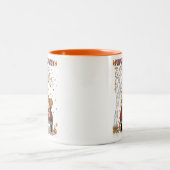 カボチャ狩りクルー ツートーンマグカップ (中央)