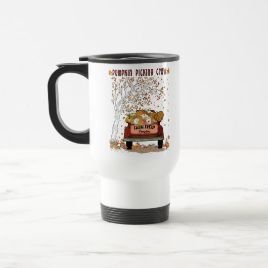 カボチャ狩りクルー トラベルマグ (左)