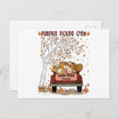 カボチャ狩りクルー ポストカード (正面/裏面)