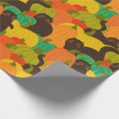 カボチャ猫の包装紙 ラッピングペーパー (角)