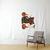 カボチャ猫ハロウィーンギフト特大T市 タペストリー (インサイチュ(横))