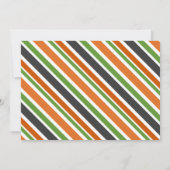 カボチャ猫 – ハロウィーン誕生日パーティー 招待状 (裏面)