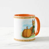 カボチャ猫 マグカップ (正面右)