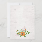 カボチャ猫- 10月の子供の誕生日のパーティーの写真 招待状 (裏面)