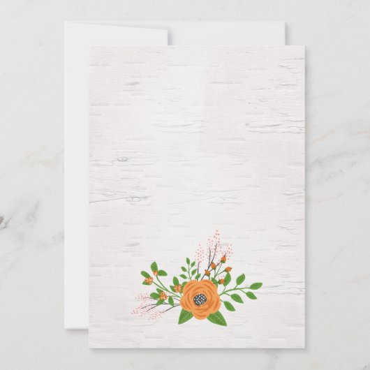 カボチャ猫- 10月の子供の誕生日のパーティーの写真 招待状 (裏面)