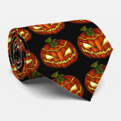 カボチャ王-ジャックO'Lanternハロウィンのタイ ネクタイ (ロール)