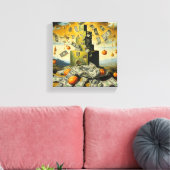 カボチャ現金 キャンバスプリント (インサイチュ (リビング))