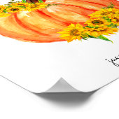 カボチャ瓶の中のキャンディーの数 ポスター (角)