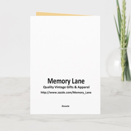 カボチャ男の子 カード (裏面)