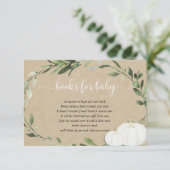 カボチャ男女兼用のクラフト緑の本の要求 エンクロージャーカード (スタンド正面)