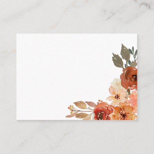 カボチャ男女兼用の赤ちゃんシャワーブックリクエスト エンクロージャーカード (裏面)