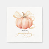 カボチャ男女兼用紙ナプキン スタンダードカクテルナプキン (正面)