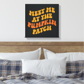 カボチャ畑で会う キャンバスプリント (インサイチュ (寝室))