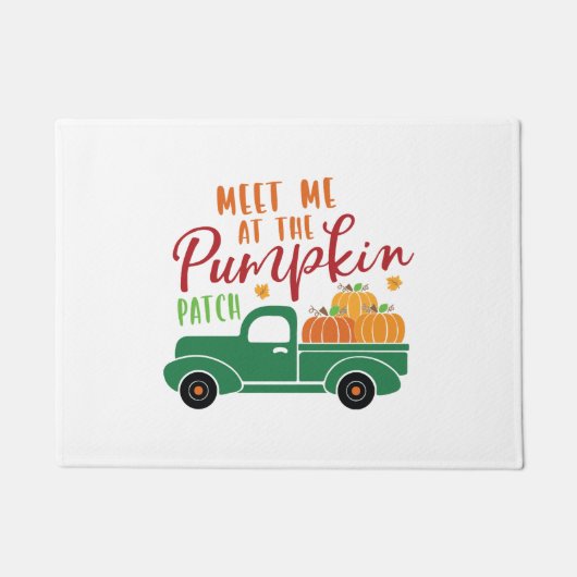 カボチャ畑で会う ドアマット (正面)