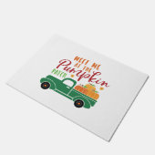 カボチャ畑で会う ドアマット (アングル)