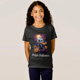 カボチャ畑のスケルトン仲間 Tシャツ