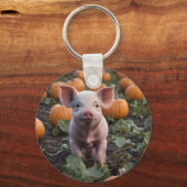 カボチャ畑の子ぶたのかわいい子ぶたさん キーホルダー (裏面)