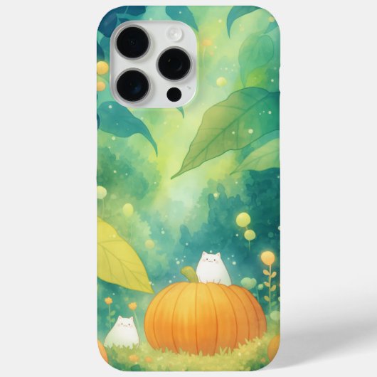 カボチャ畑の猫たち Case-Mate iPhoneケース (裏面)