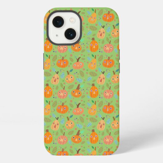 カボチャ畑のiPhoneケース iPhoneケース (裏面)