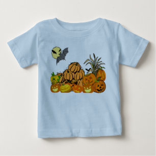 カボチャ畑 – ベビーTシャツ