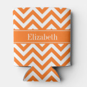 カボチャ白シェブロン、カボチャ名モノグラム 缶クーラー (裏面)