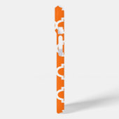 カボチャ白モロッコ#5海軍3イニシャルモノグラム Case-Mate iPhoneケース (裏面 / 左)