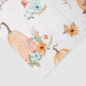 カボチャ秋の花n紅葉水彩 薄葉紙 (詳細)