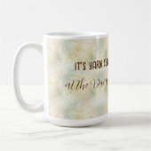 カボチャ秋の葉糸の季節 コーヒーマグカップ (左)