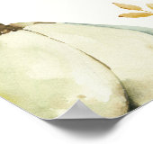 カボチャ秋の赤ちゃんシャワー歓迎サイン ポスター (角)