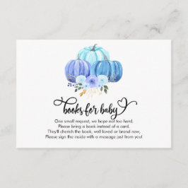 カボチャ秋の赤ちゃんシャワー |ベビー エンクロージャーカード