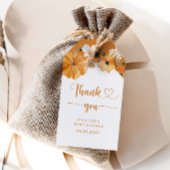 カボチャ秋の赤ちゃん感謝していシャワーユーラベル ギフトタグ