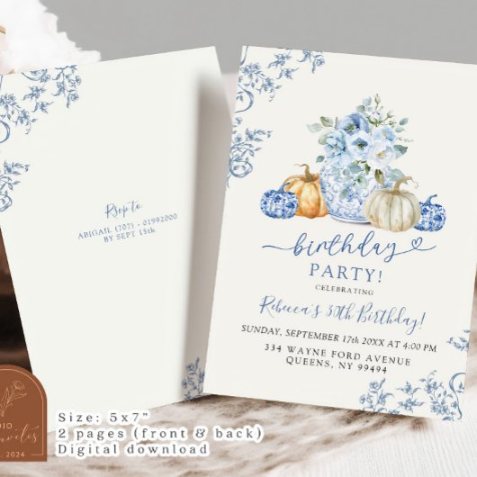 カボチャ秋ジンジャージャールチノワセリー誕生日 招待状