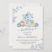 カボチャ秋ジンジャージャールチノワセリー誕生日 招待状 (正面)