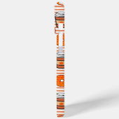 カボチャ秋ドーナツ&コーヒーオレンジストライプ色 Case-Mate iPhoneケース (裏面 / 左)