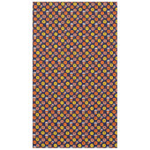 カボチャ秋ドーナツ&コーヒーサンクスギビングブルー テーブルクロス (正面)