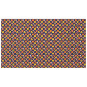 カボチャ秋ドーナツ&コーヒーサンクスギビングブルー テーブルクロス (正面(横))