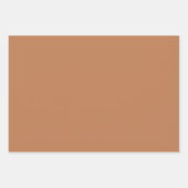 カボチャ秋ニュートラルベビーシャワー ラッピングペーパーシート (正面2)