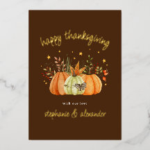 カボチャ秋ハッピーサンクスギビングブラウン