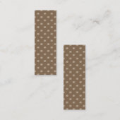 カボチャ秋パターン(の模様が)あるブックマーカー スキニー名刺 (正面/裏面)