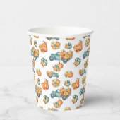 カボチャ秋パターン 紙コップ (右)