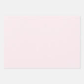 カボチャ秋ピンクプレイドベビーシャワー ラッピングペーパーシート (正面3)