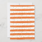 カボチャ秋フェスティバル水彩招待状 招待状 (裏面)