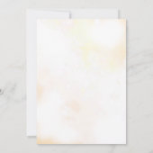 カボチャ秋フローラハーベストサンクスギビングディナー 招待状 (裏面)