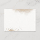 カボチャ秋フローラ&パンパスベビーシャワーオムツ エンクロージャーカード (裏面)